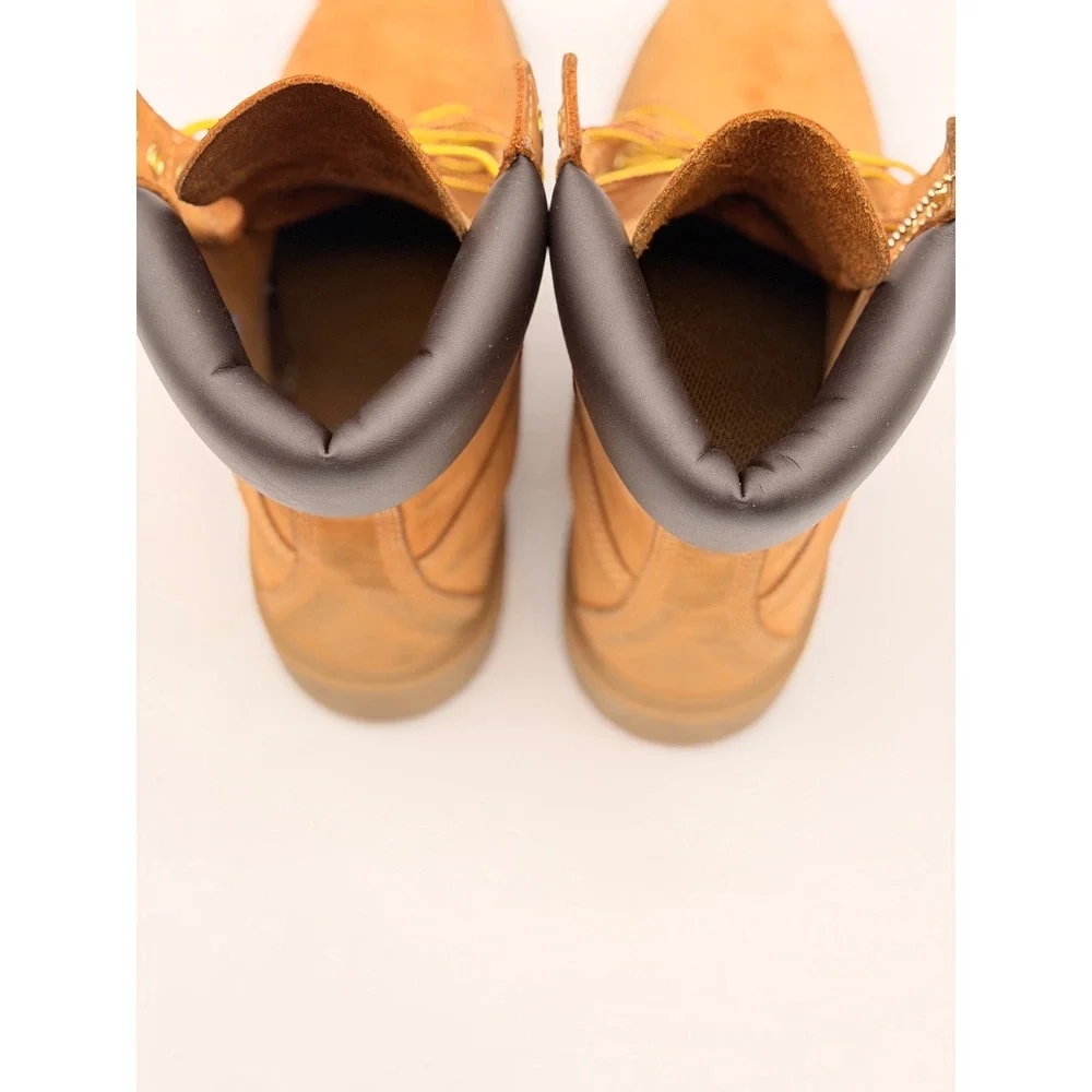 Timberland 6 Inch Premium Waterproof Boot Wheat Nubuck Mens 10 TB118094231